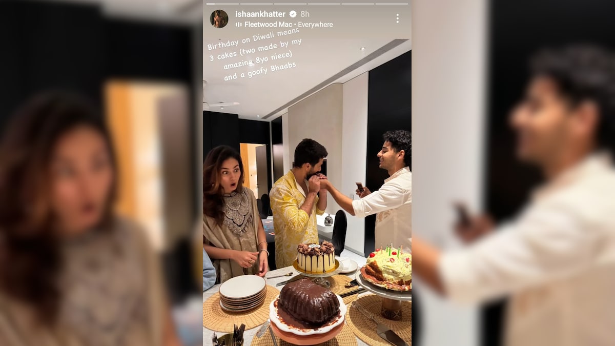 Ishaan Khatter Celebrates Pre-Birthday with Family and Homemade Cakes by Misha Kapoor